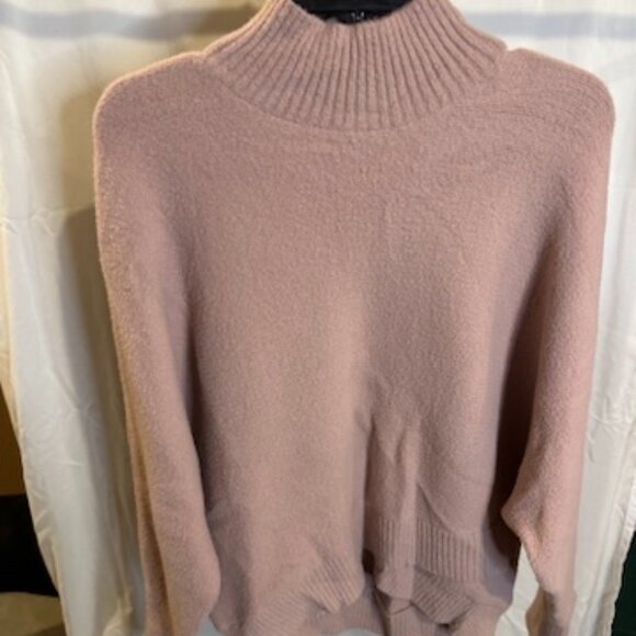 Express Mock Neck Sweater with Crossover Hem – Size L - Picture 1 of 4